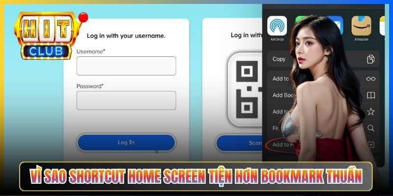 Vì sao shortcut Home Screen tiện hơn bookmark thuần