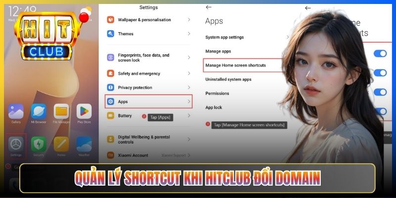 Quản lý shortcut khi Hitclub đổi domain
