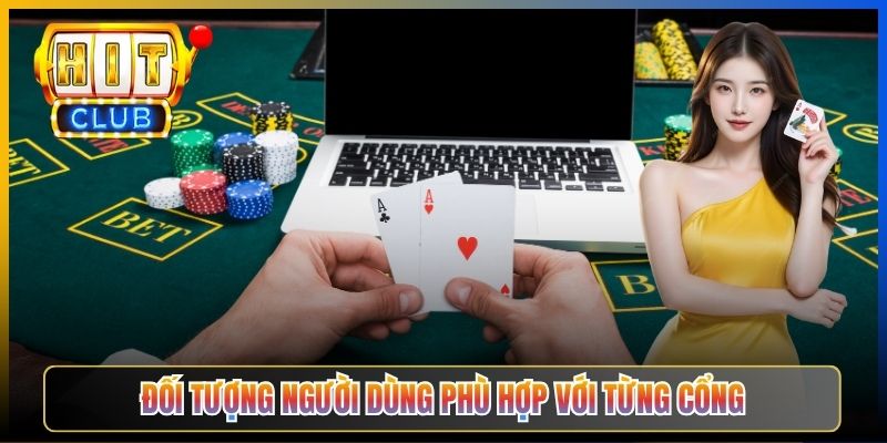 Đối tượng người dùng phù hợp với từng cổng