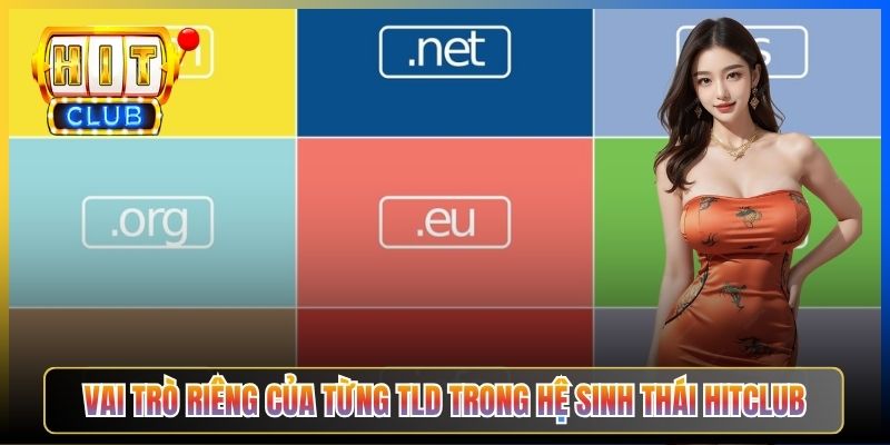 Vai trò riêng của từng TLD trong hệ sinh thái Hitclub